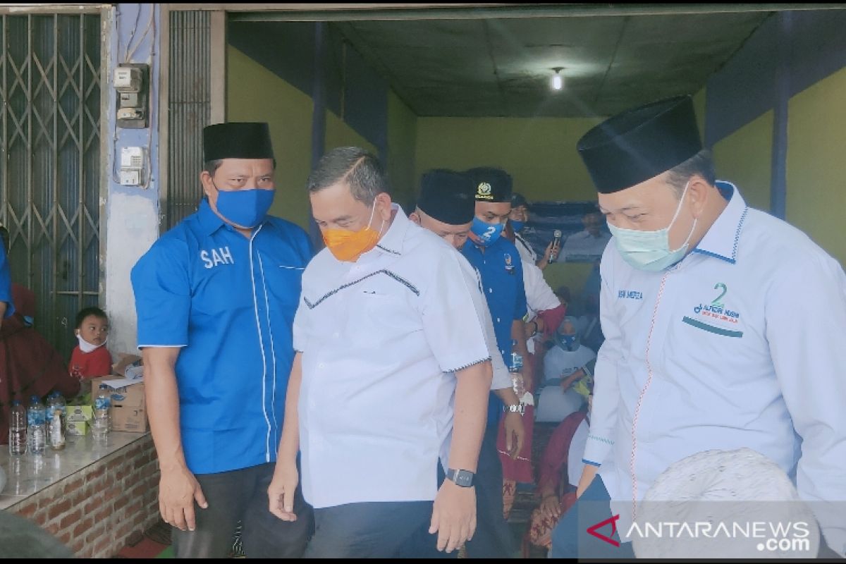 Perdana turun, Wagubri Edy Natar kampanyekan Alfedri-Husni di Kandis