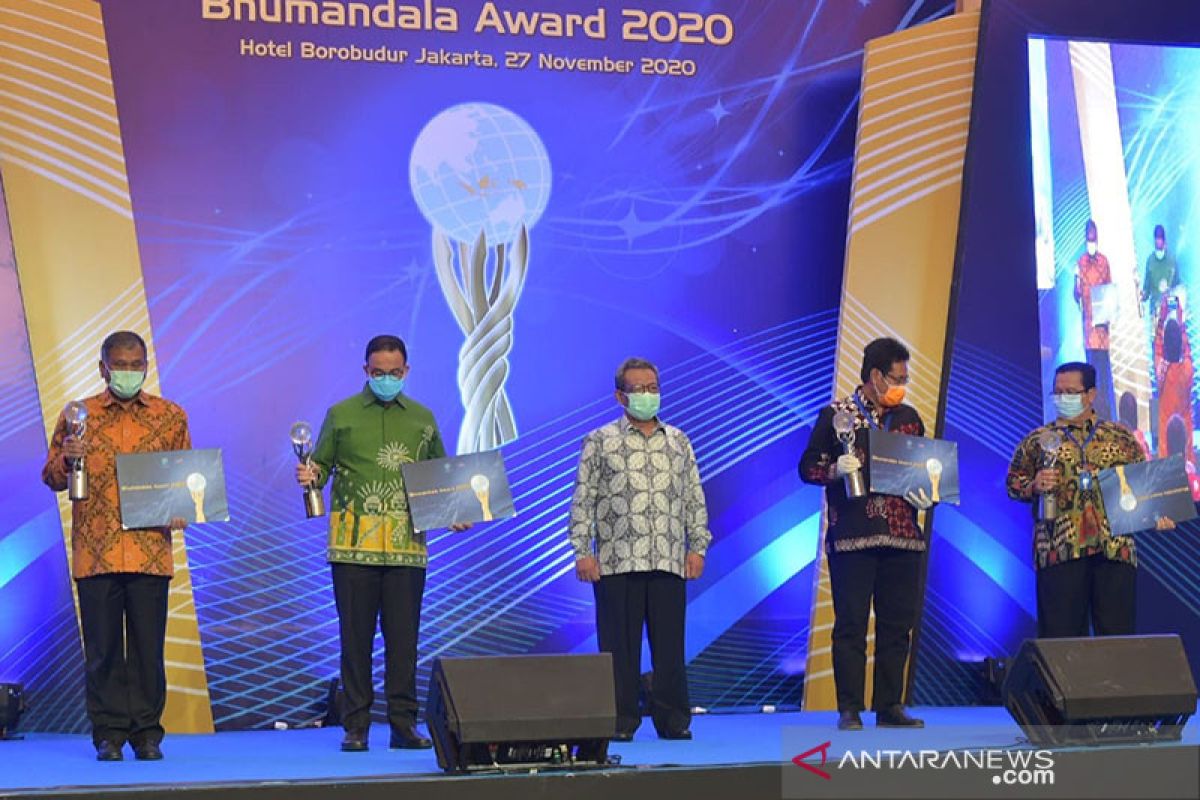 Kementerian ESDM raih emas dan geoportal terbaik Bhumandala Award