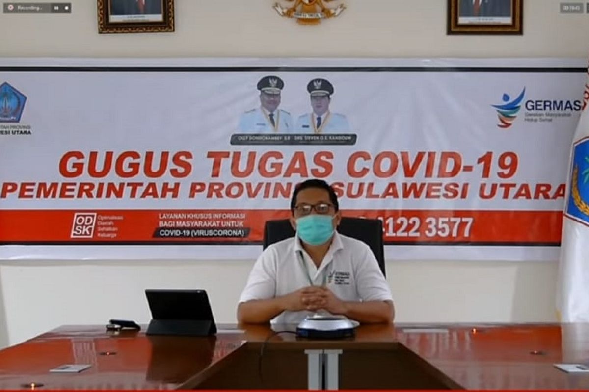 Sudah sebanyak 6.793 warga Sulut terpapar COVID-19