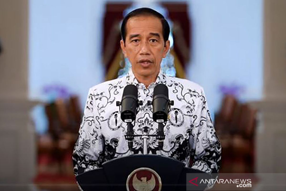 Presiden Jokowi apresiasi dan sampaikan terima kasih pada guru