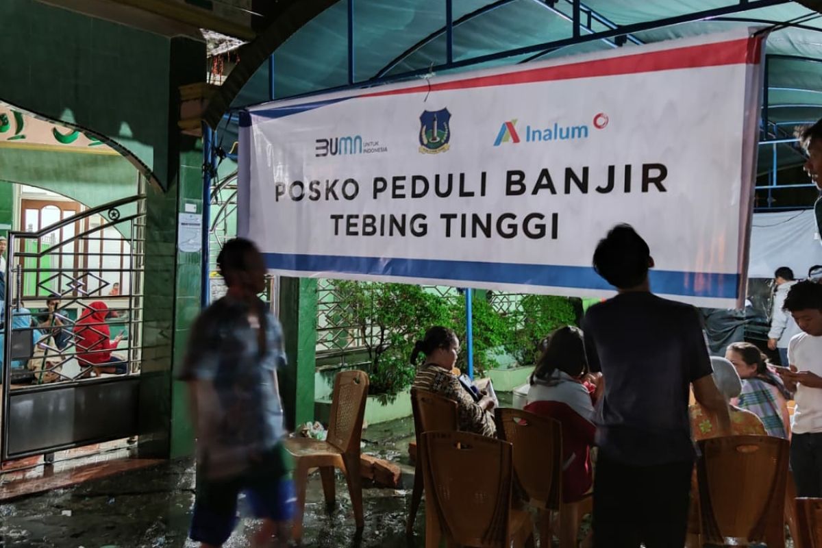 INALUM salurkan bantuan untuk korban banjir di Tebing Tinggi