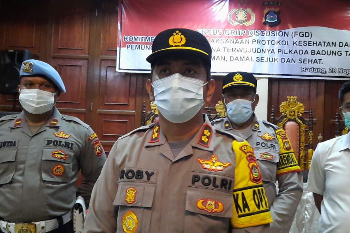 Polres Badung kerahkan 800 personel pengamanan Pilkada 2020