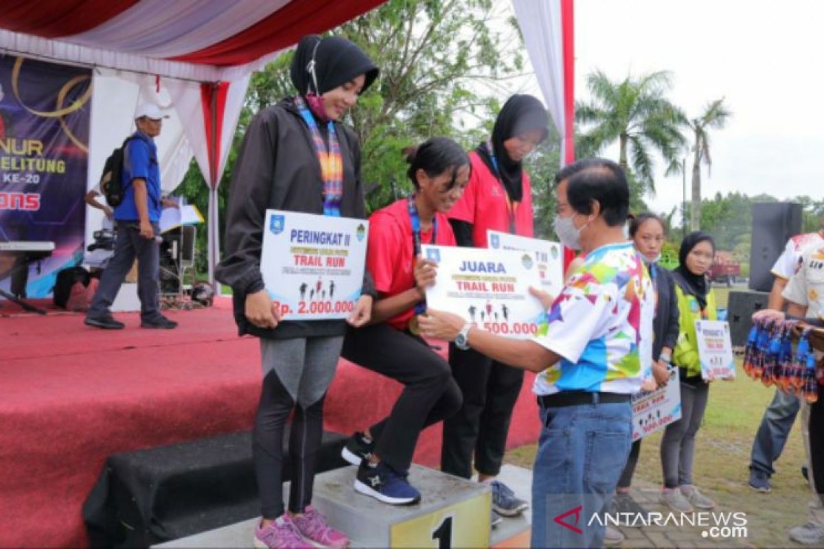 Masyarakat Babel antusias terhadap kegiatan Trail Run 2020