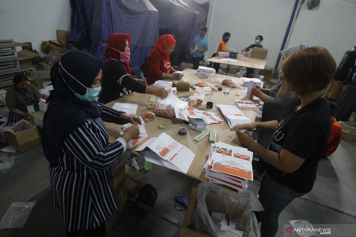 7.790 lembar surat suara pengganti untuk pilkada tiba di Makassar