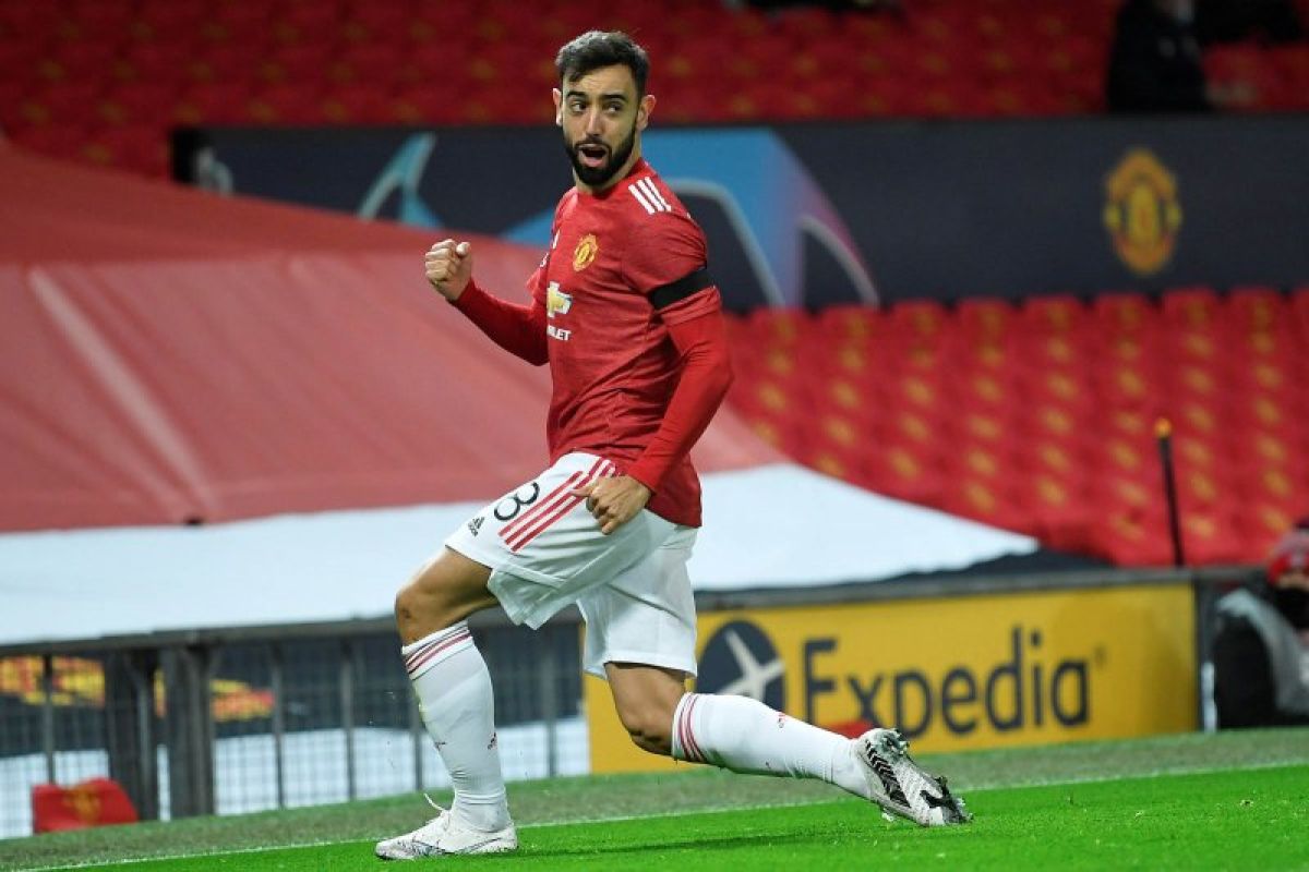 Skuat MU diharapkan bisa belajar mentalitas dari Bruno Fernandes