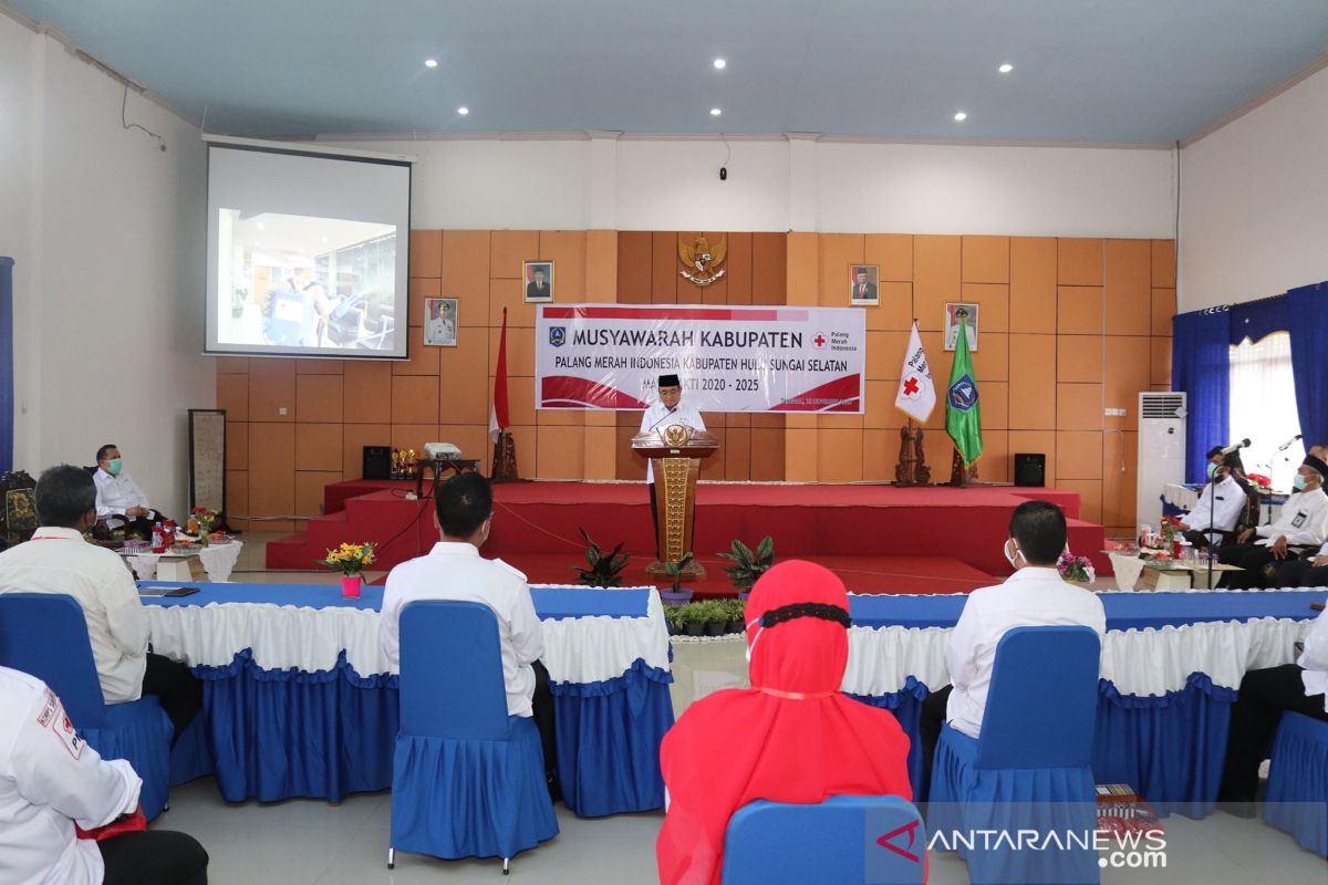 Bupati HSS buka musyawarah kabupaten PMI tahun 2020