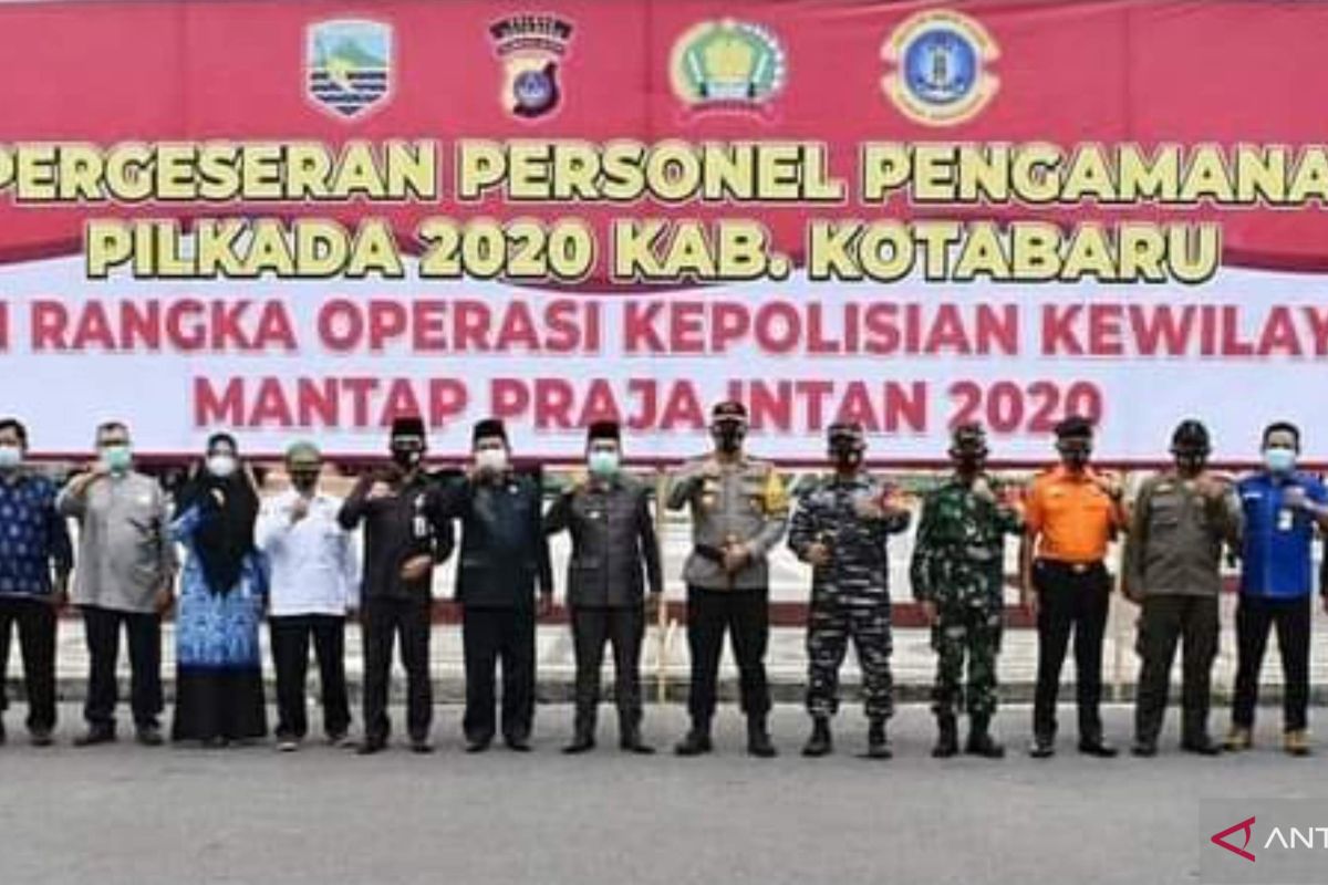 Kotabaru gelar apel persiapan pengamanan Pilkada 2020