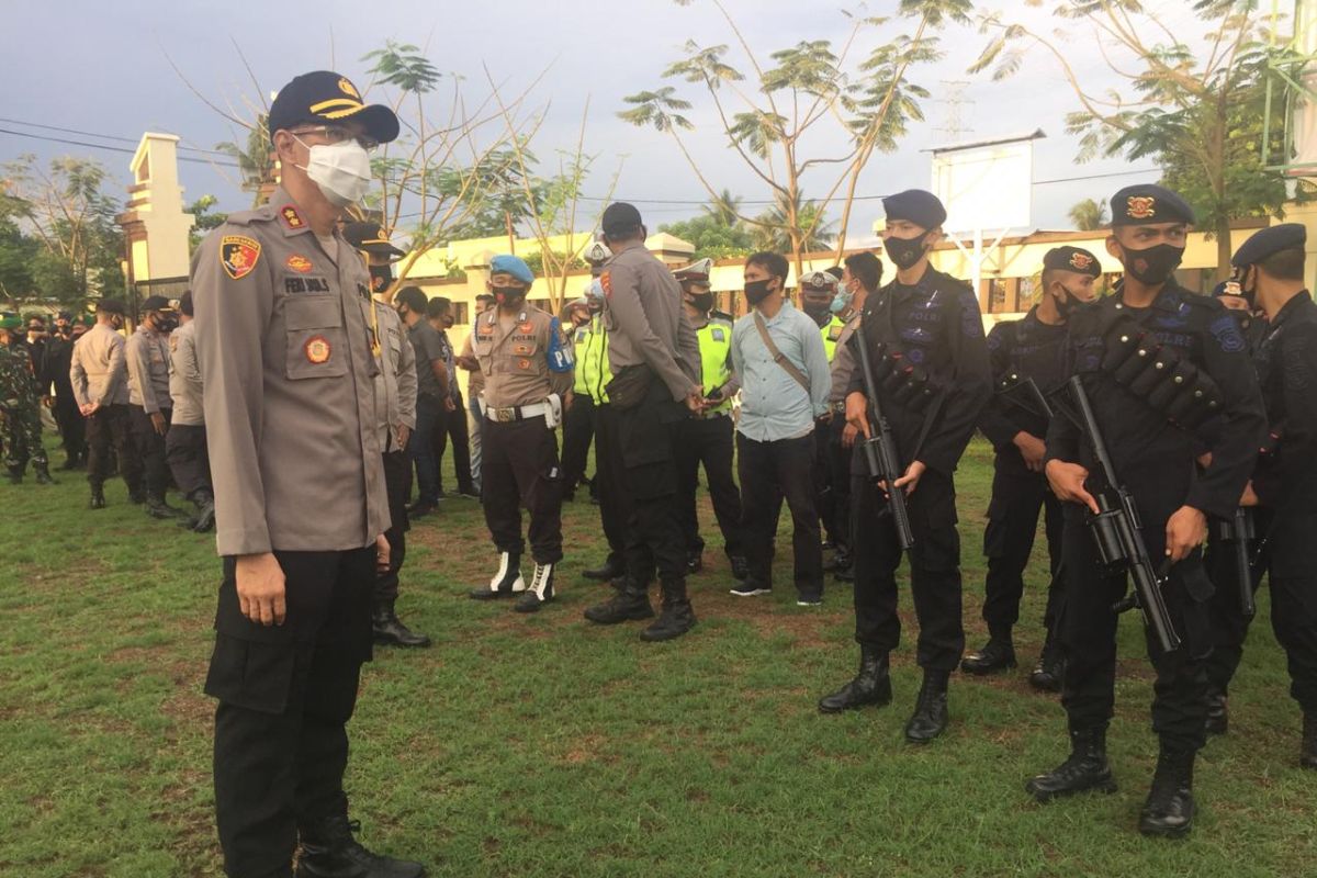 Polres kerahkan 212 personel mengamankan debat terakhir peserta Pilkada