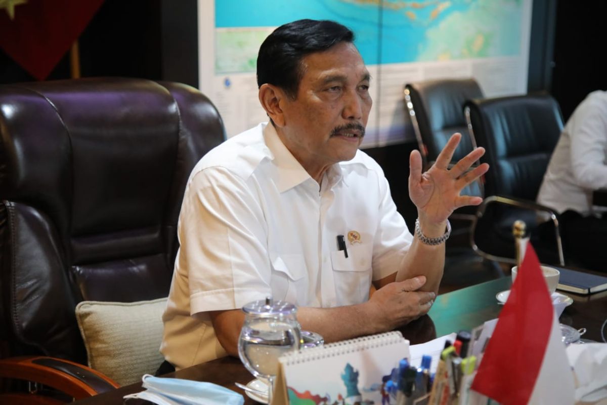 Menko Luhut minta acara masyarakat dalam  jumlah besar tak diizinkan