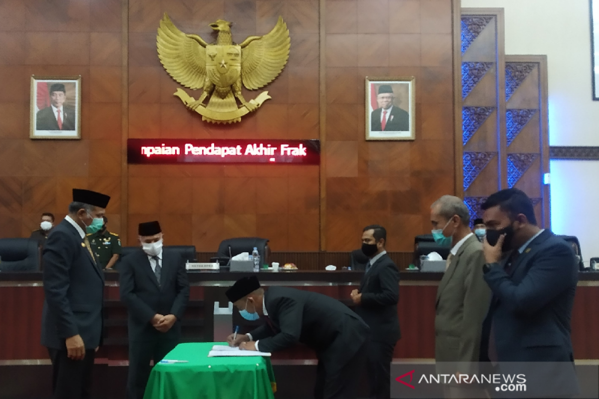 DPRA sepakat APBA 2021 sebesar Rp16,9 triliun