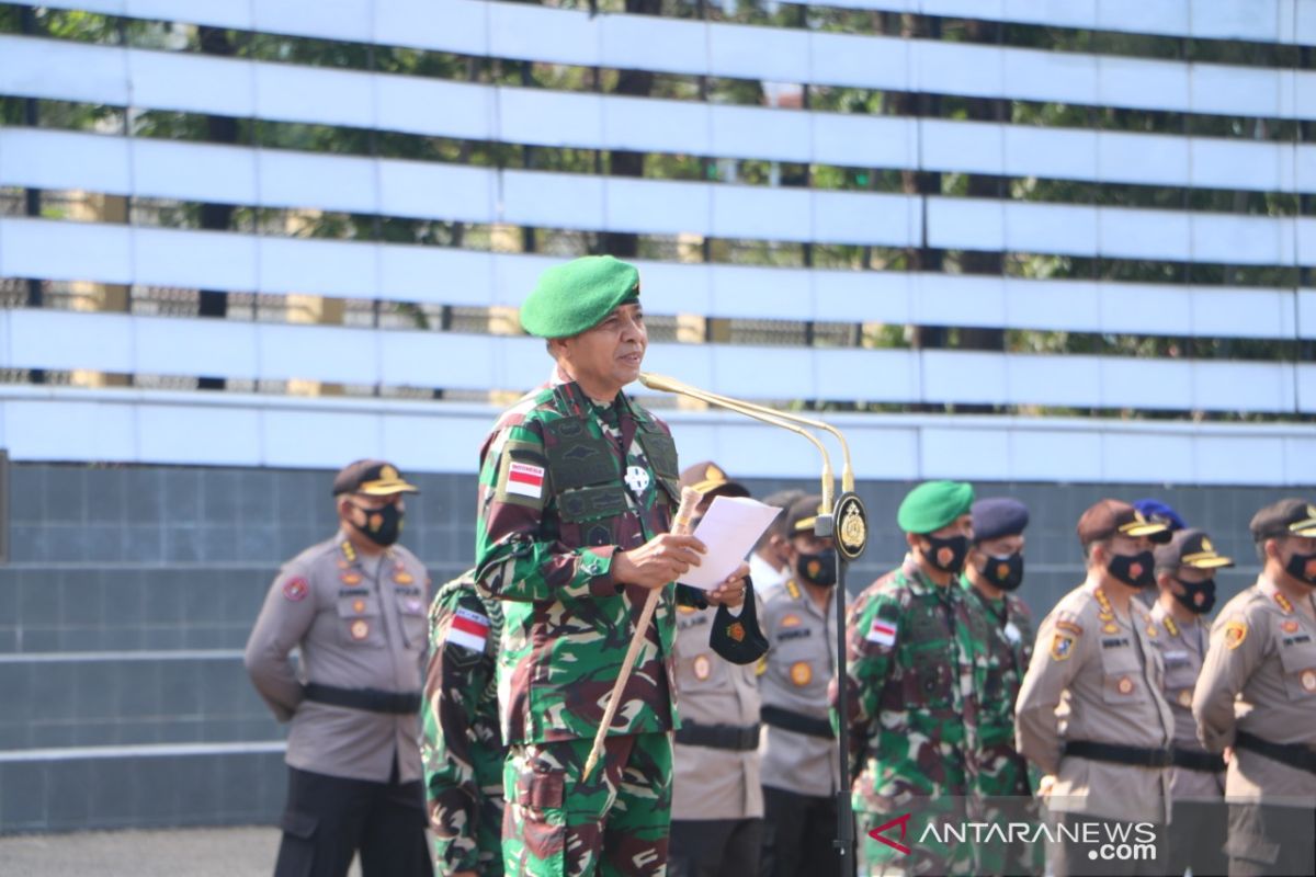 Danrem Wirasakti ajak personel TNI  netral dalam Pilkada 2020
