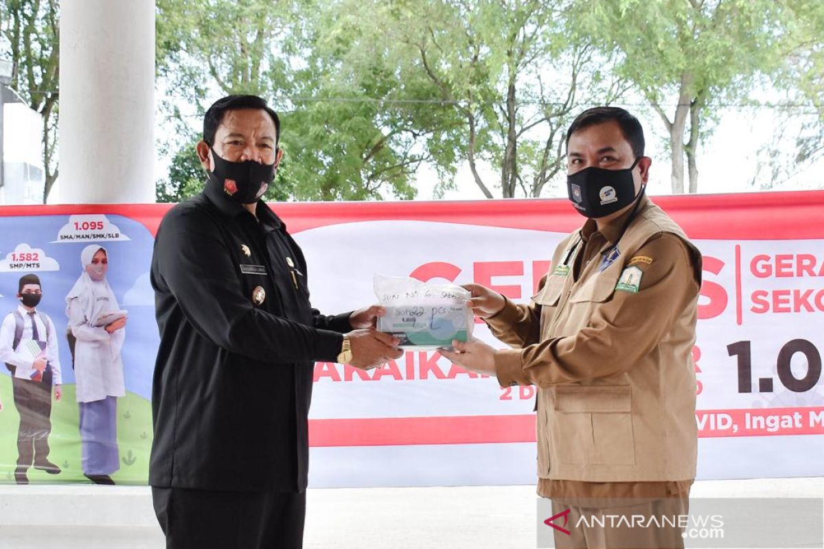Pemko Sabang dapat bantuan 10 ribu masker bagi pelajar