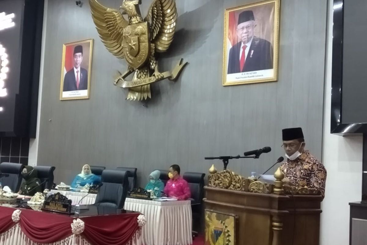 DPRD Sulteng sahkan Rancangan APBD Tahun 2021 untuk berkonsultasi kepada Kemendagri