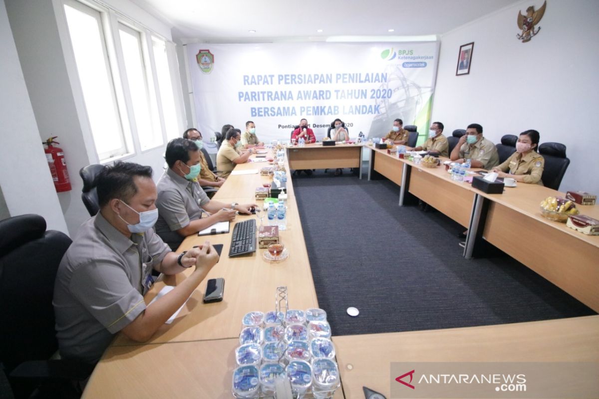 Pemerintah Kabupaten Landak jadi finalis Paritrana Award 2020