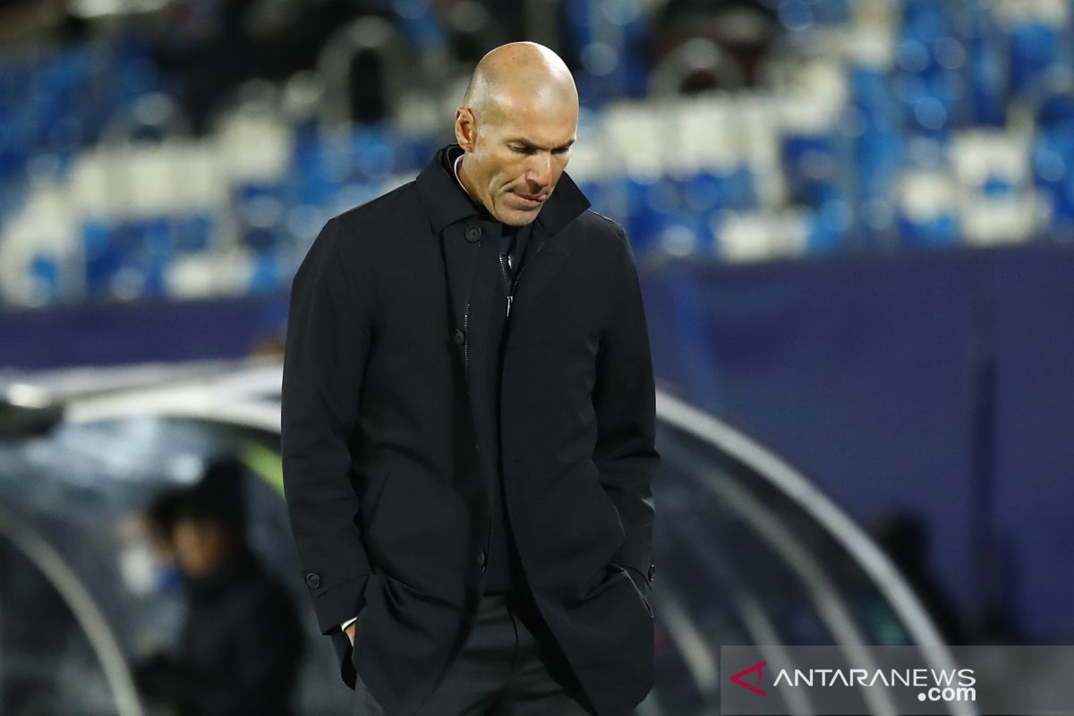 Zidane: Tidak akan mundur dari Madrid usai dikalahkan Shaktar