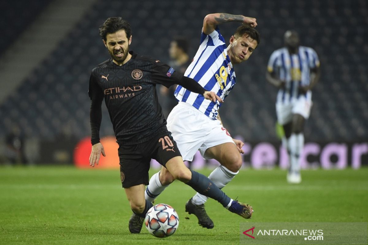 Liga Champions: Porto dampingi Manchester City ke babak gugur