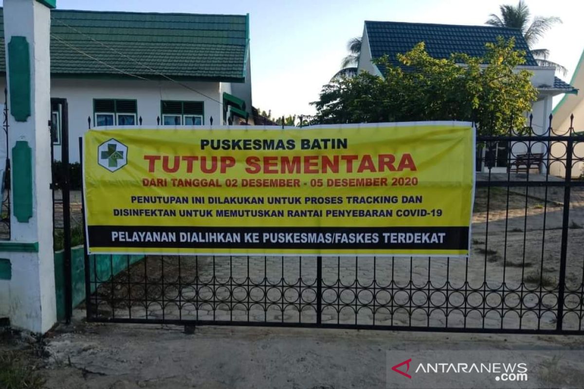 Lima  Puskesmas di Batanghari  ditutup sementara