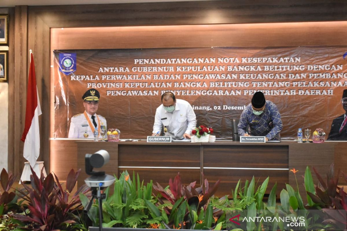 Pemprov Babel - BPKP tandatangani nota kesepakatan pengawasan