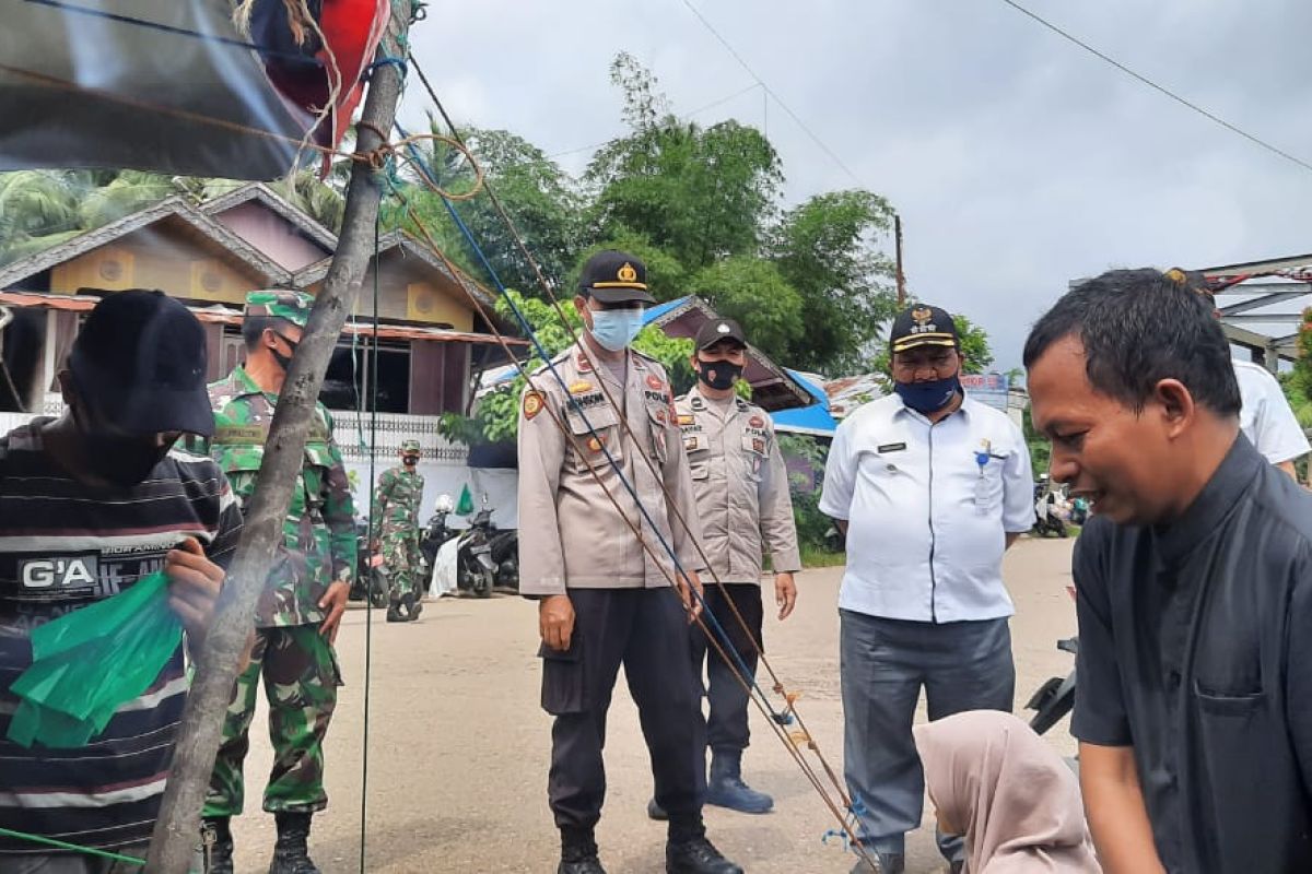 Tiga Pilar Kecamatan Banua Lawas operasi yustisi