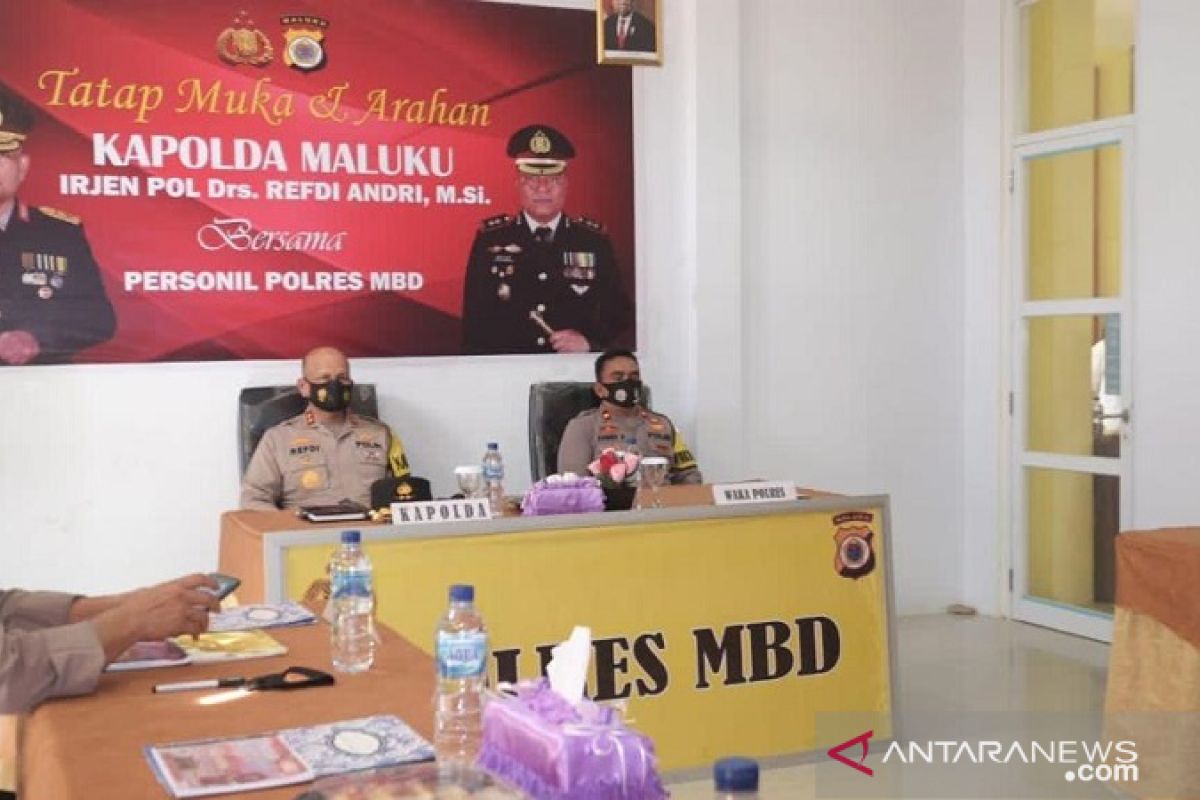 Kapolda Maluku: Personel BKO amankan Pilkada jangan jadi beban karena sakit