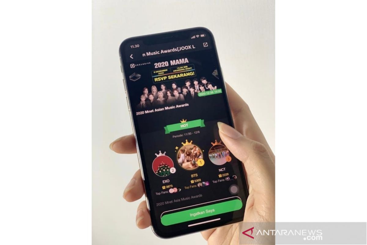 Langkah nonton MAMA 2020 lewat JOOX