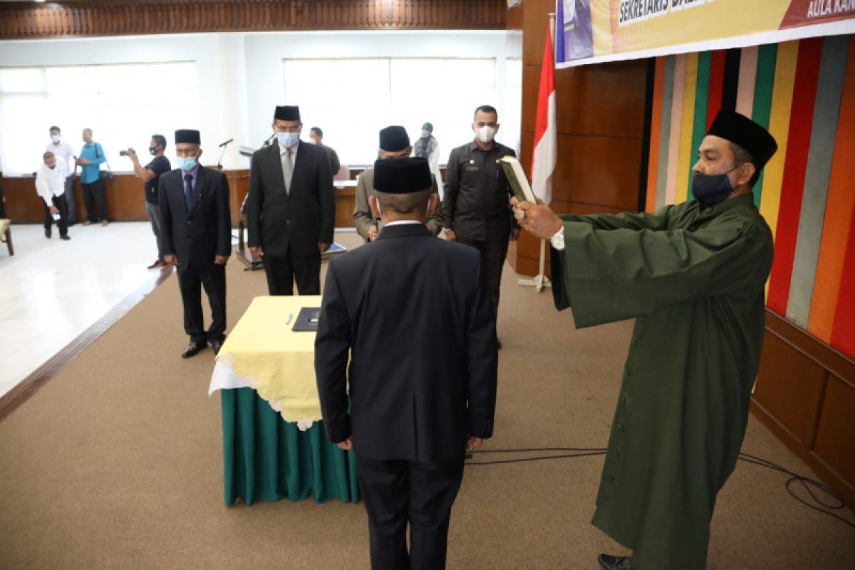 Empat bulan Plt Dr A Murtala resmi jabat Sekda definitif Aceh Utara