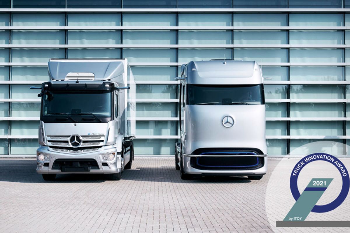 Mercedes-Benz eActros dan GenH2 raih Truck Innovation Award