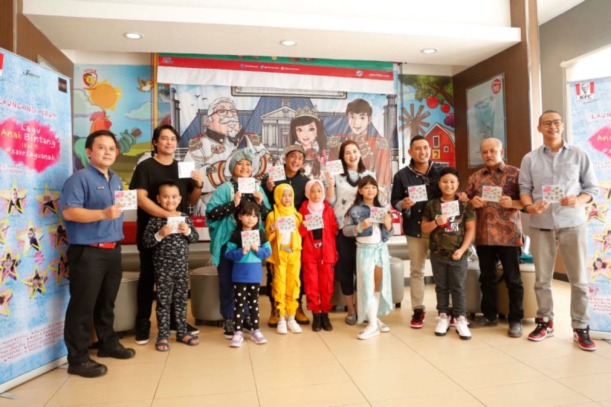 Anak-anak selebritas merilis album "Lagu Anak Bintang (Vol. 1)"