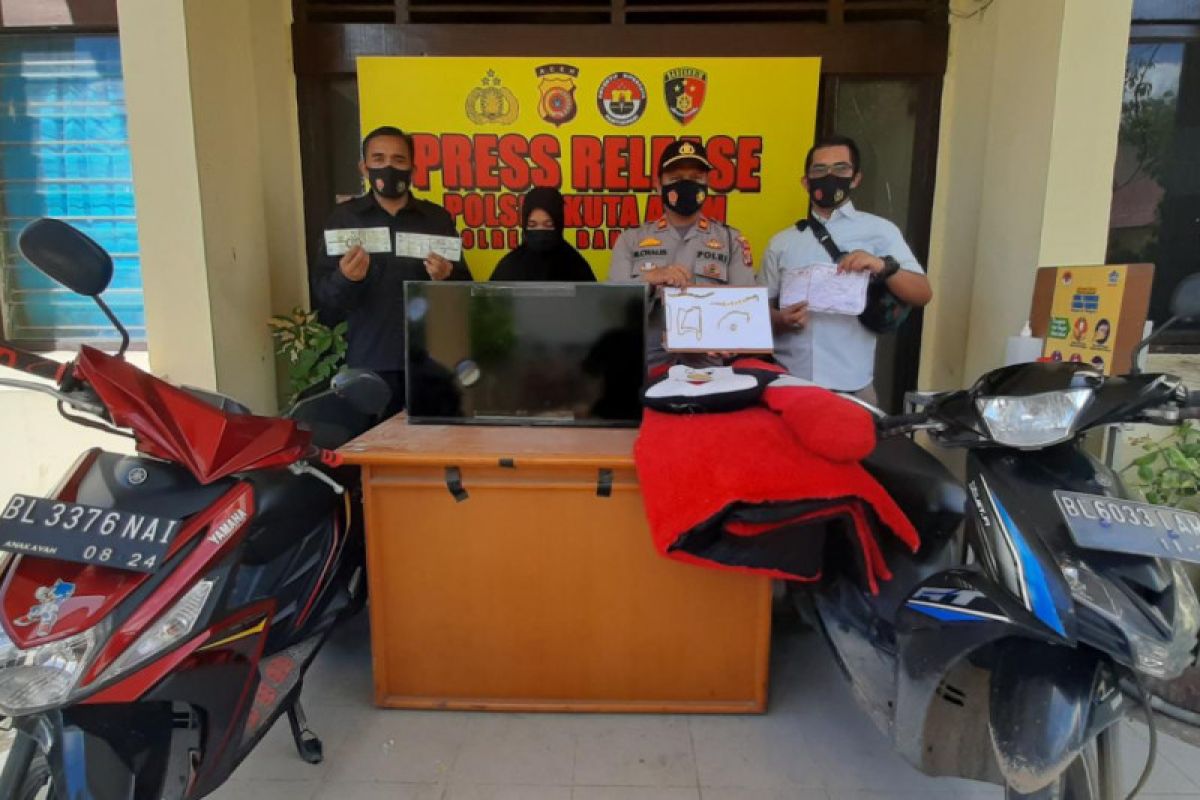 Curi harta majikan, pembantu rumah tangga di Banda Aceh diringkus polisi
