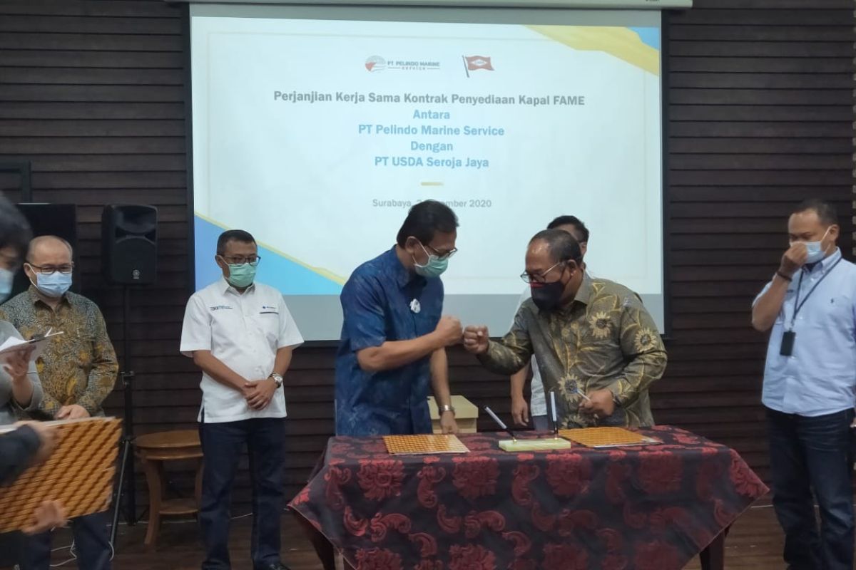 PT Pertamina TK kerja sama PT Pelindo Marine mobilisasi FAME