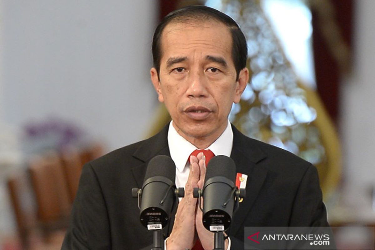 Presiden Joko Widodo punya hoki bagus di tahun Kerbau Logam