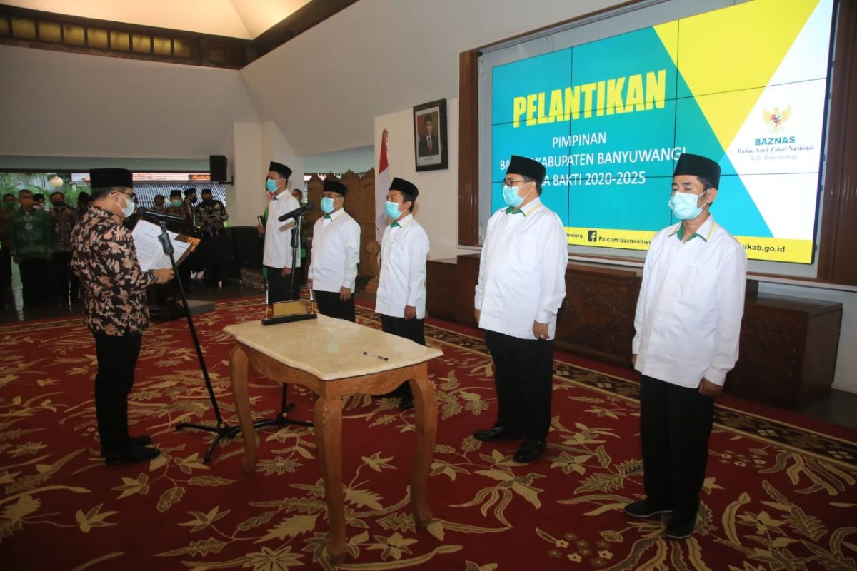 Bupati Anas berharap program Baznas Banyuwangi sinergis dengan program pemerintah daerah