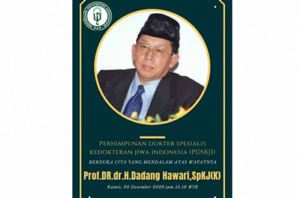 Dadang Hawari, psikiater sekaligus pendakwah kondang  itu berpulang