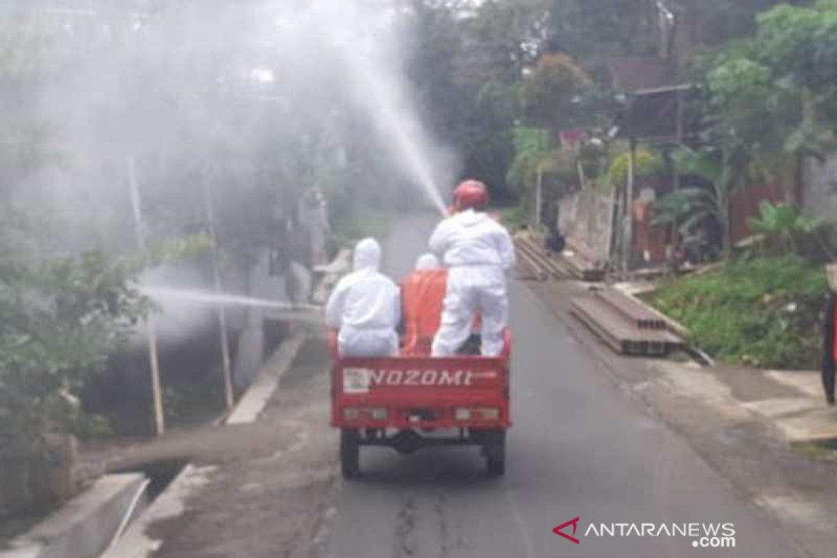 Satgas Desa kembali giatkan penyemprotan disinfektan di Temanggung