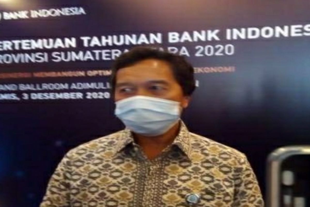 BI prediksi ekonomi  Sumut tumbuh 4,8 -5,2 persen pada 2021