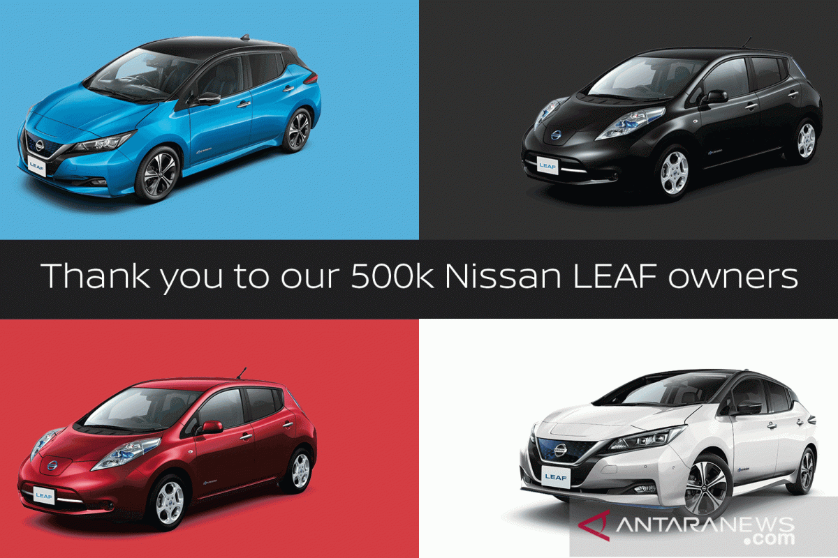 Nissan Leaf terjual 500 ribu unit dalam 10 tahun usianya