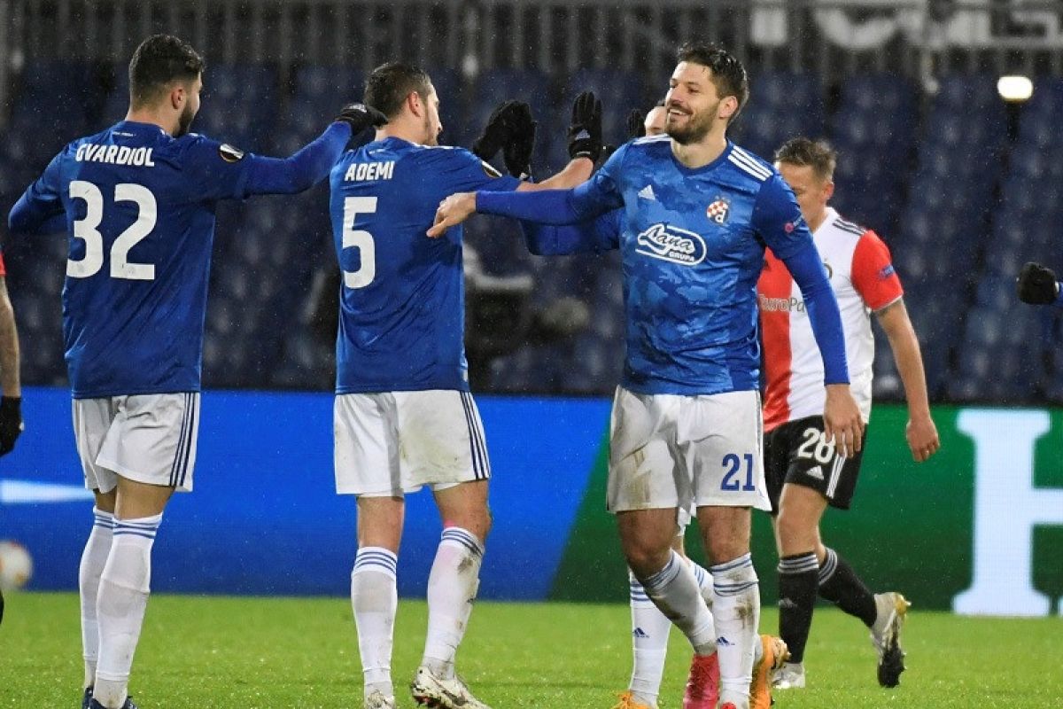 Liga Eropa, Dinamo Zagreb amankan tiket 32 besar usai pecundangi Feyenoord