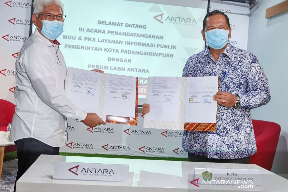 Gandeng Antara, Wali Kota Padangsidimpuan siap buktikan pencapaian pembangunan