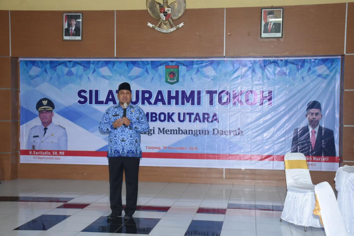 Plt Bupati Lombok Utara silaturahmi dengan pimpinan media