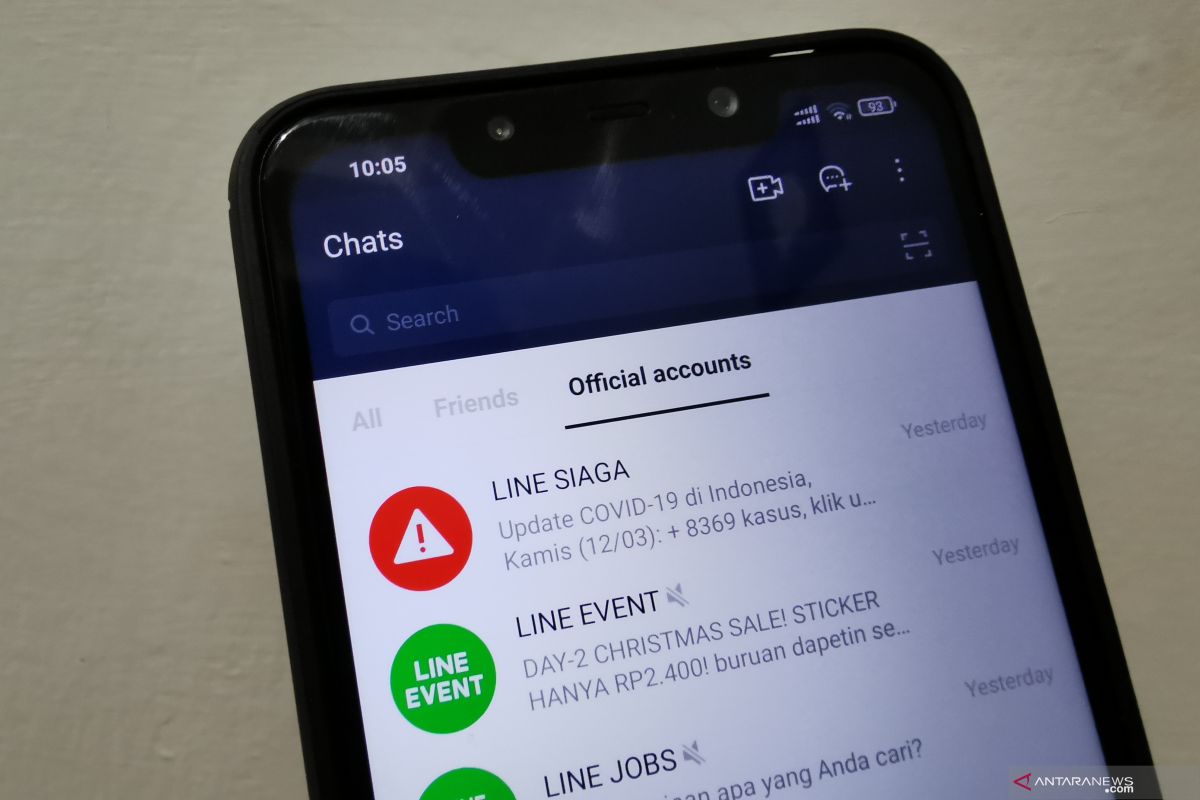 LINE menyediakan fitur baru Folder Obrolan