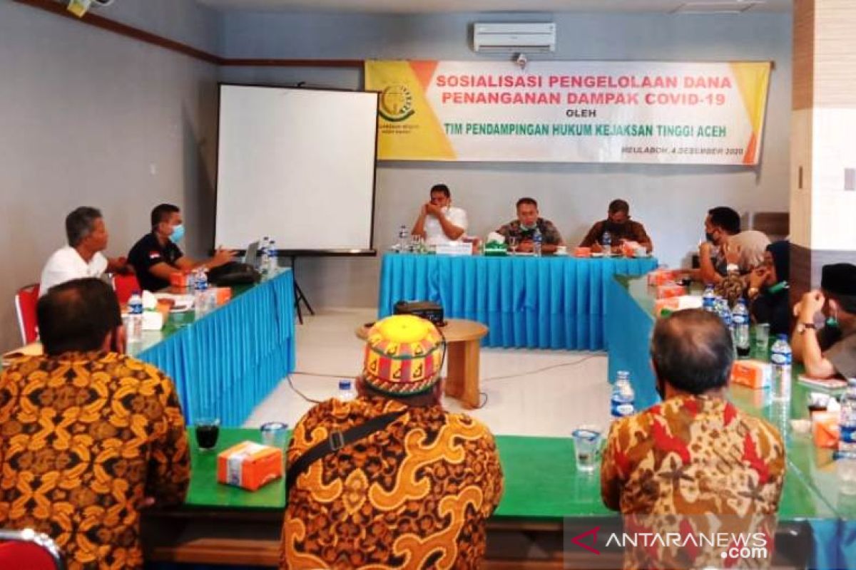 Kejati Aceh sosialisasi pencegahan korupsi dana COVID-19 di Aceh Barat
