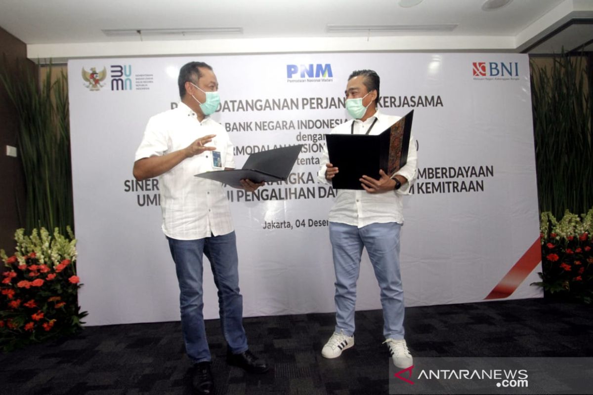 BNI-PNM sinergi penyaluran kredit UMKM pacu pemulihan ekonomi nasional