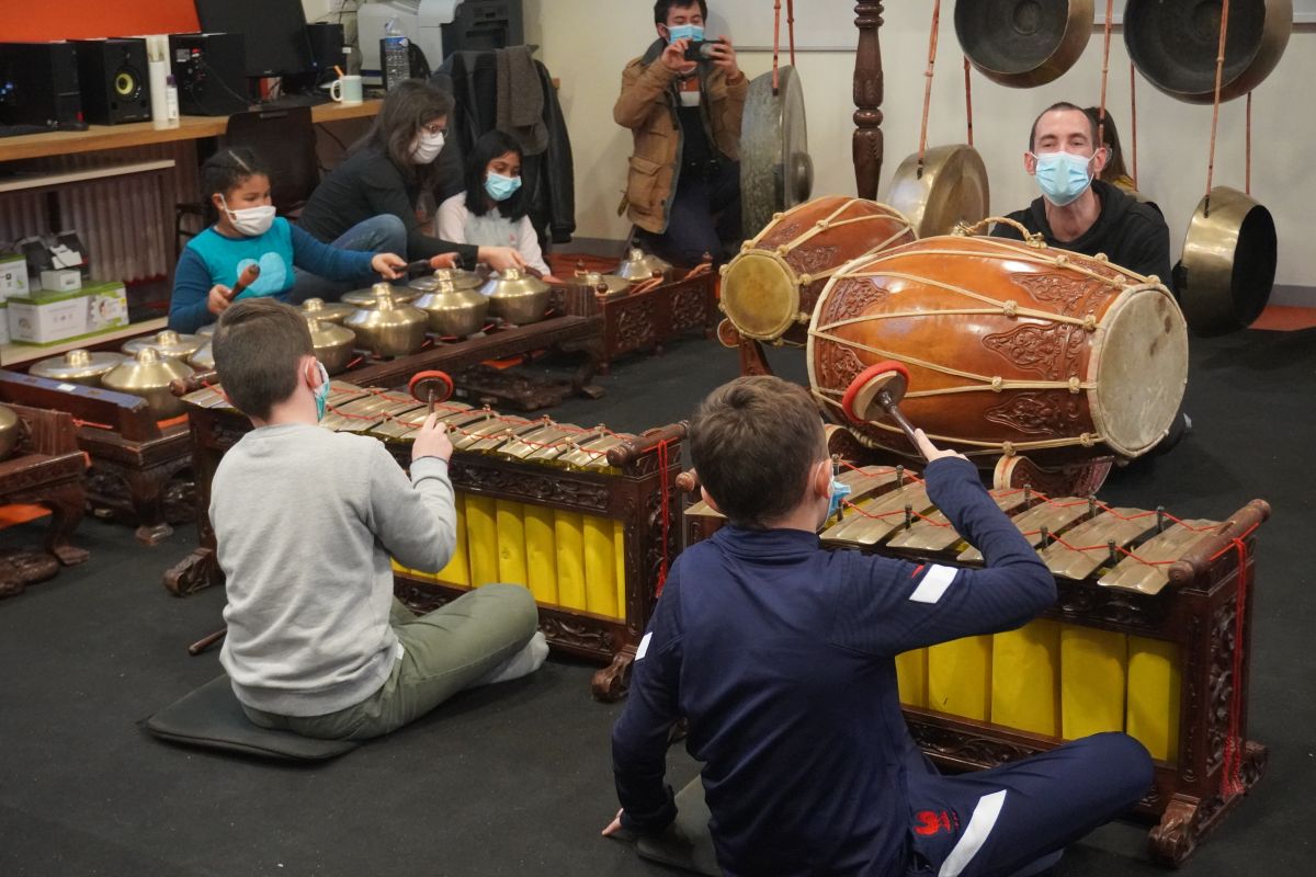 Masa pandemi Covid-19 tak halangi siswa di Prancis belajar gamelan