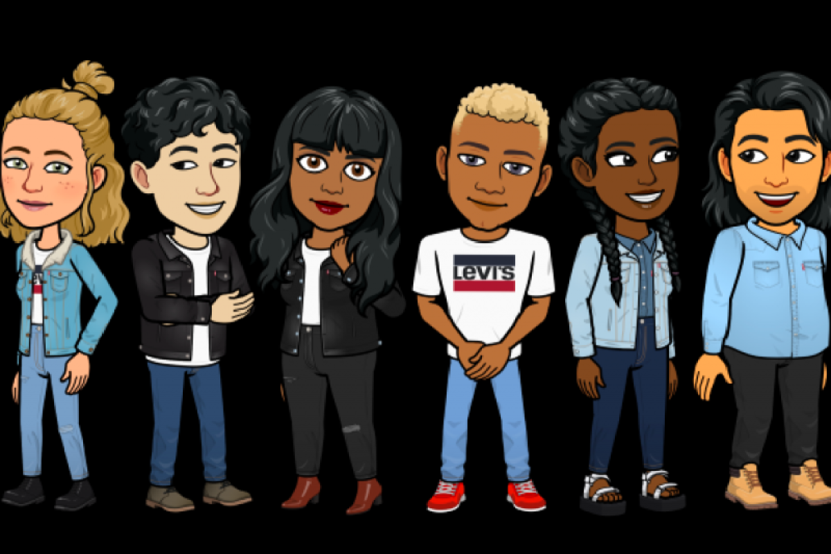 Levi's berkolaborasi dengan Bitmoji hadirkan avatar modis