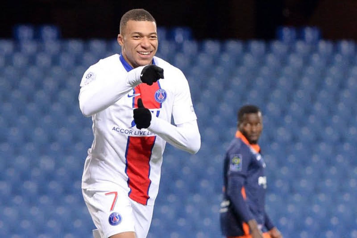 Kylian Mbappe tembus 100 gol di klub Paris Saint-Germain