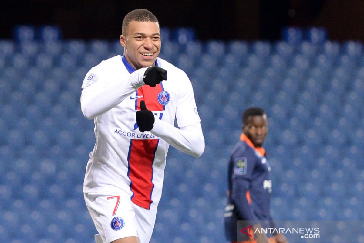 Mbappe tembus 100 gol di Paris Saint-Germain