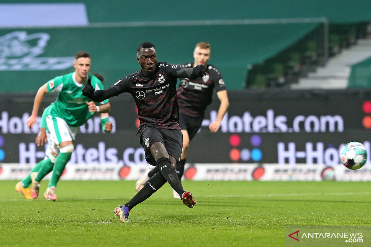 Dwigol Silas pastikan Stuttgart memecundangi Werder Bremen 2-1