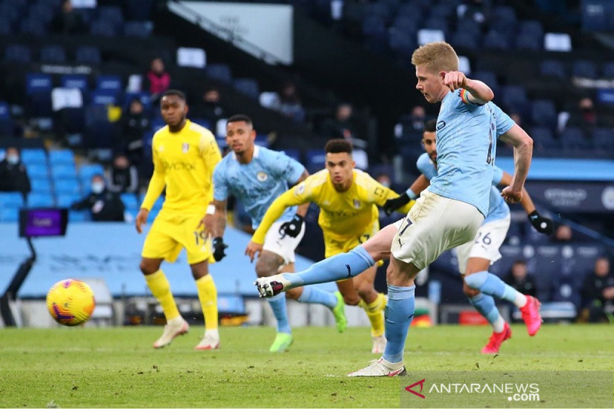 Liga Inggris: Manchester City terobos papan atas usai bungkam Fulham