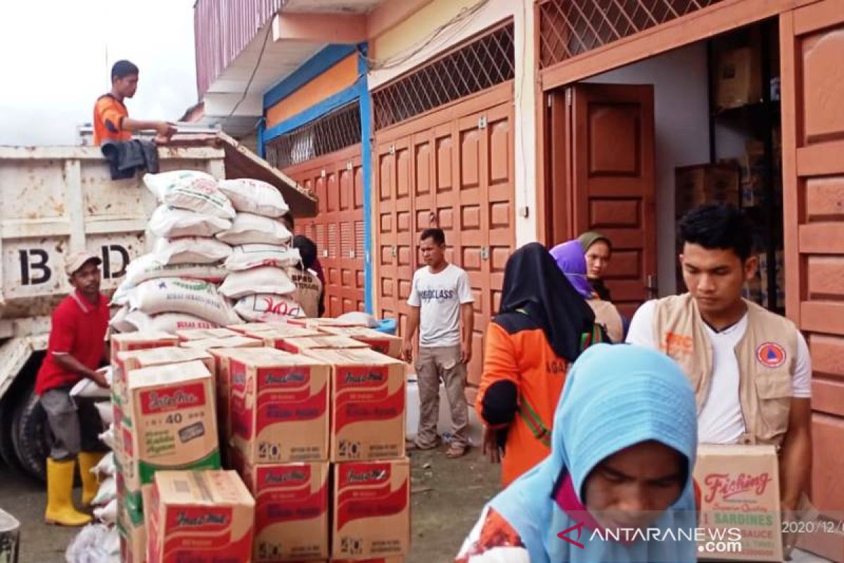 BPBD mulai salurkan bantuan masa panik untuk korban banjir di Aceh Tenggara