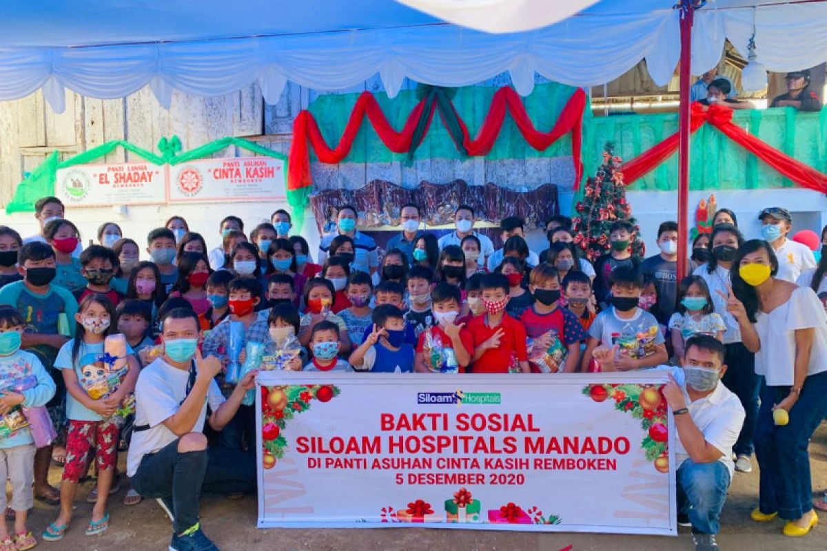 Siloam Hospitals Manado Gelar Bakti Sosial di Panti Asuhan Cinta Kasih Romboken